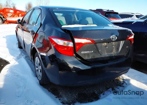 2016 Toyota Corolla Le из США, поврежденный, VIN 2T1BURHE2GC690545